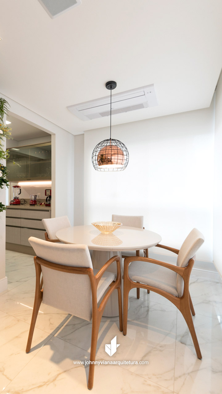 Cozinha planejada minimalista de alto padrão | Projeto Johnny Viana Arquitetura