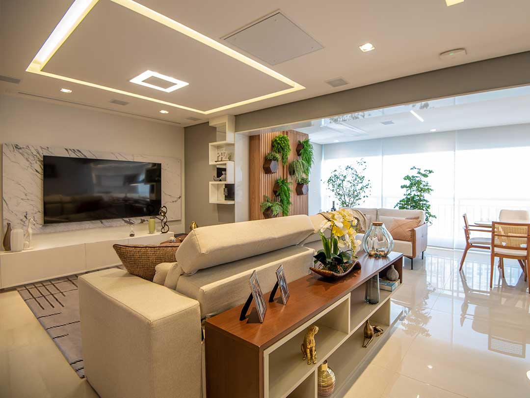 Projeto de arquitetura e reforma de apartamento no Condomínio Residencial Central Park Prime Tatuapé - Arquiteto Johnny Viana Arquitetura e Interiores