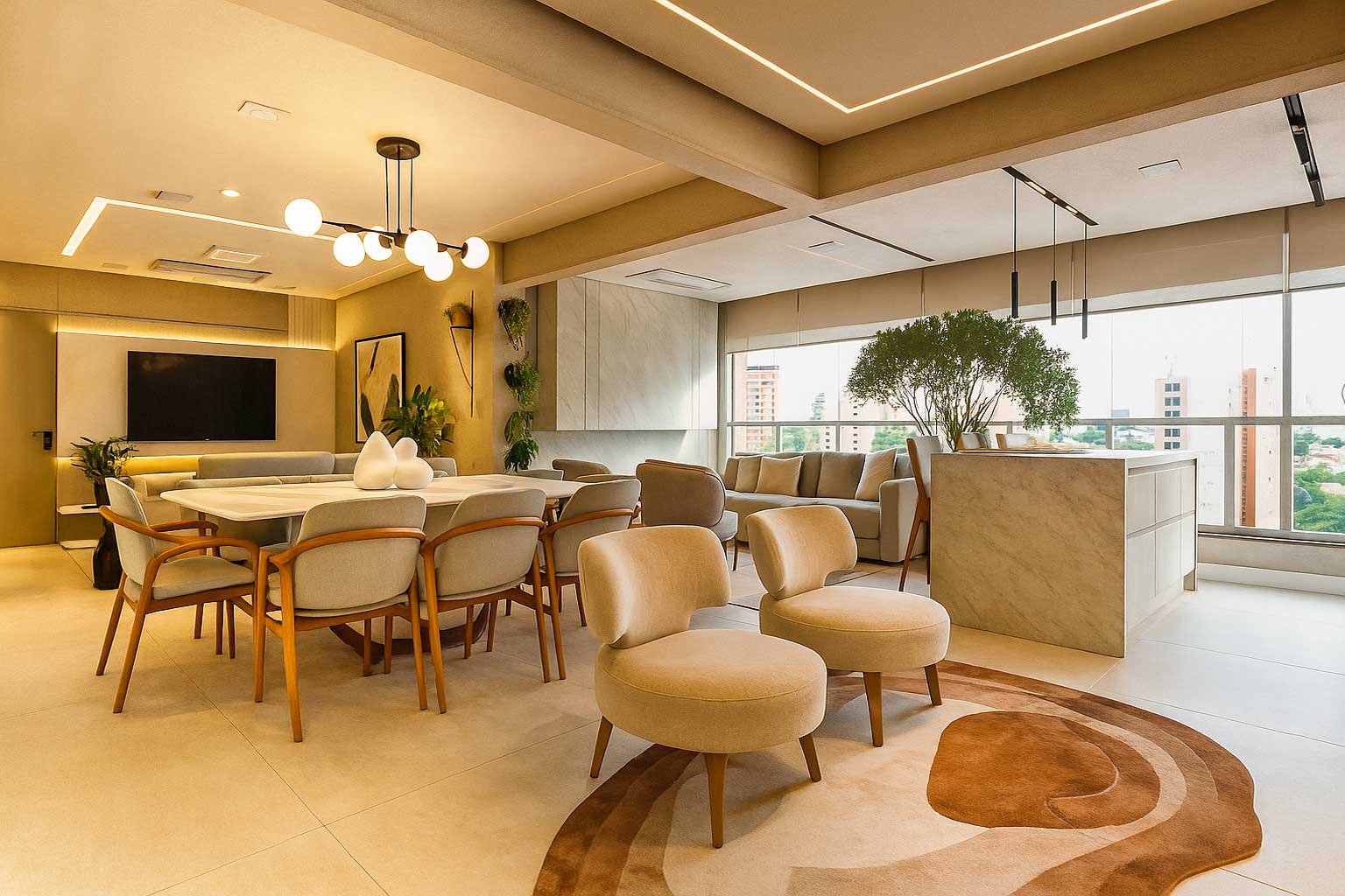 Projeto Apartamento Residencial Plazas de Madrid - Tatuapé | Johnny Viana Arquitetura e Interiores Projeto Apartamento Residencial Plazas de Madrid - Tatuapé | Johnny Viana Arquitetura e Interiores