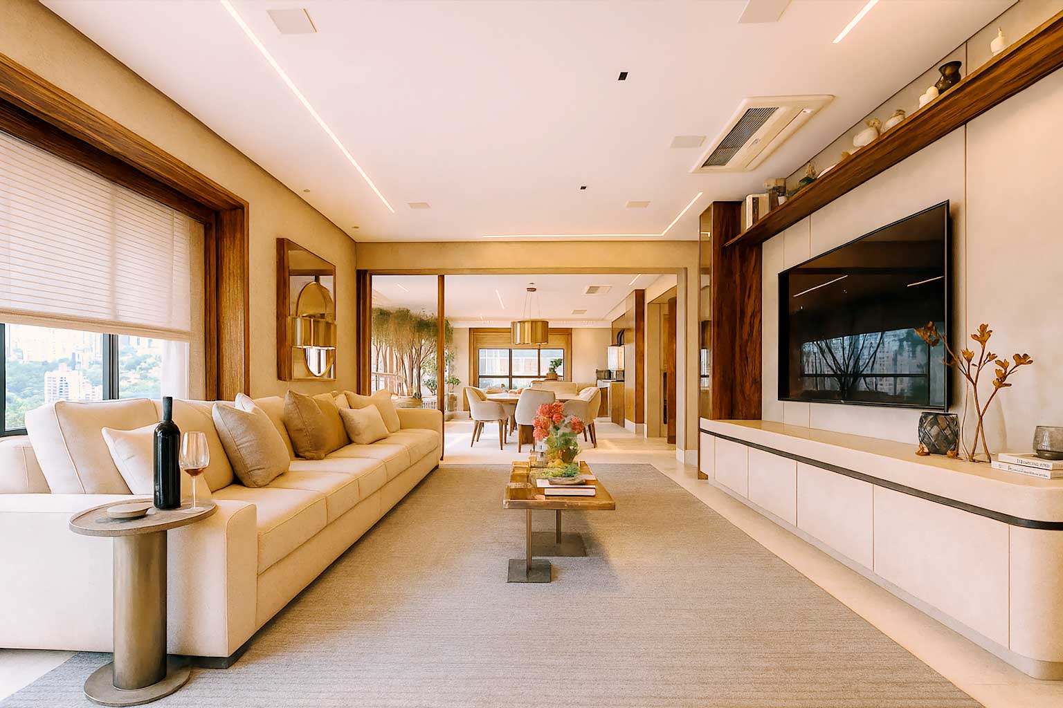 Projeto Apartamento Figueira Altos do Tatuapé - Arquiteto Johnny Viana Arquitetura e Interiores