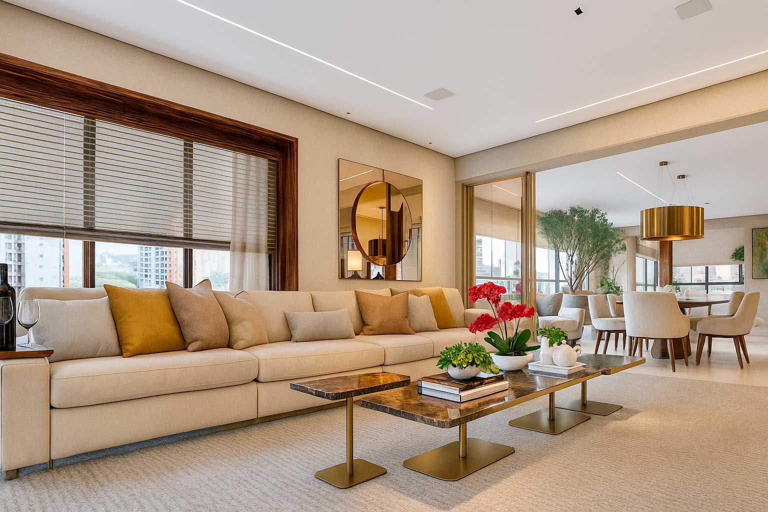 Projeto Apartamento Figueira Altos do Tatuapé - Arquiteto Johnny Viana Arquitetura e Interiores