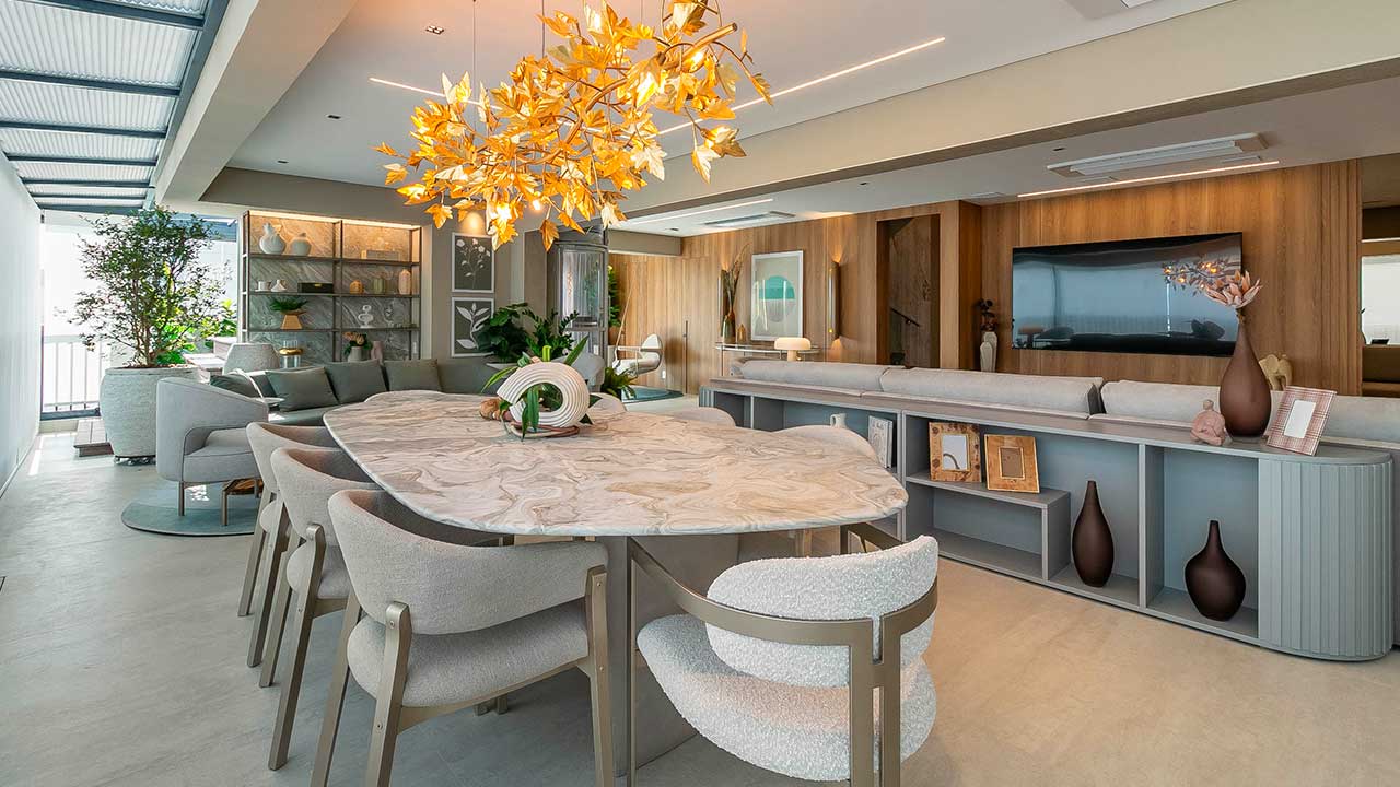 Projeto de apartamento de alto padrão - Projetos de arquitetura e interiores no Jardins - Higienópolis e Perdizes - Arquiteto Johnny Viana Arquitetura e Interiores