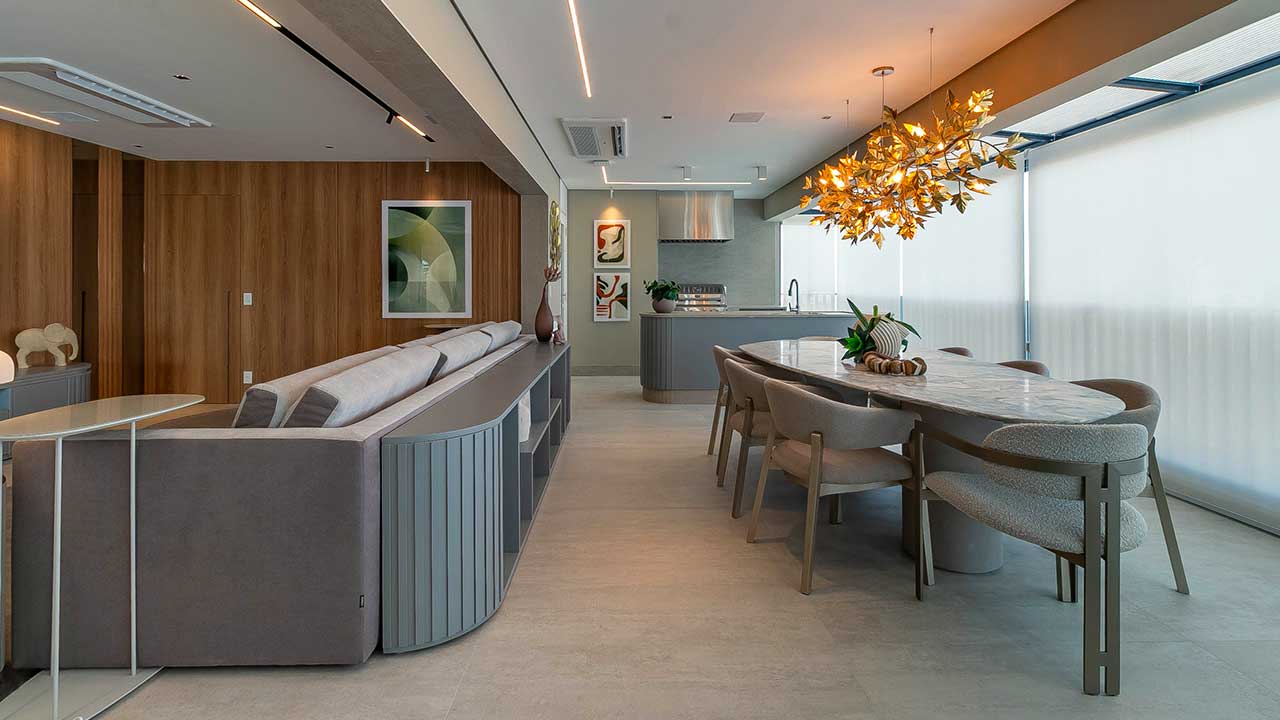 Projeto de apartamento de alto padrão - Projetos de arquitetura e interiores no Jardins - Higienópolis e Perdizes - Arquiteto Johnny Viana Arquitetura e Interiores