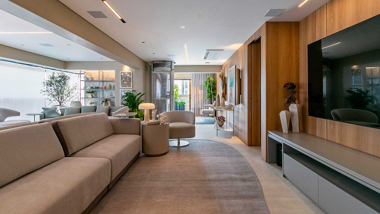 Projeto de apartamento de alto padrão - Projetos de arquitetura e interiores no Jardins - Higienópolis e Perdizes - Arquiteto Johnny Viana Arquitetura e Interiores